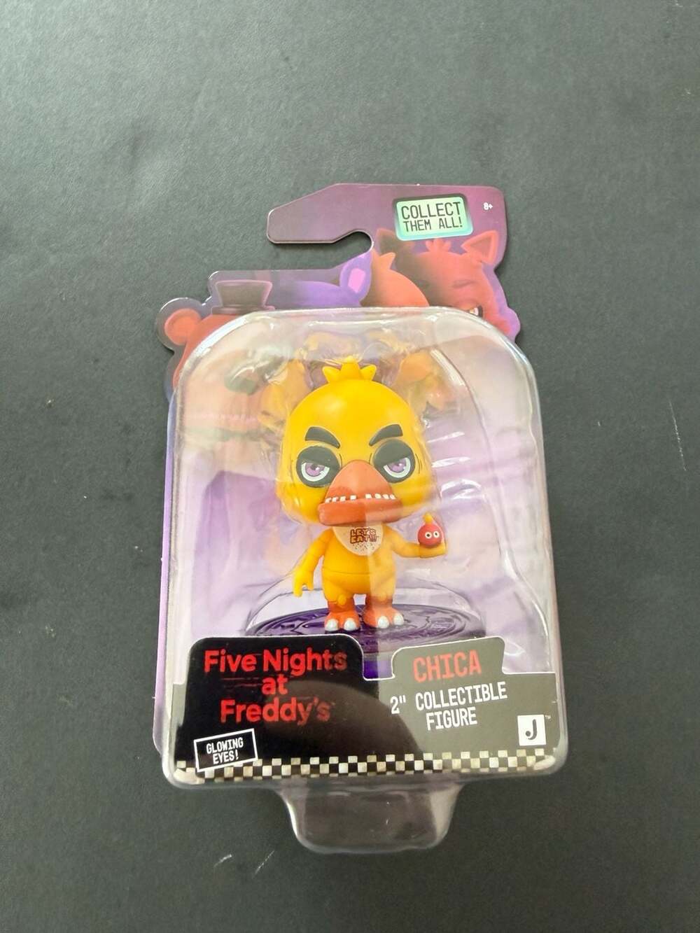 Five Nights at Freddy's Chica 2" Glowing Eyes Collectible Figure by Jazwares